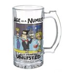 Age is a Number Mine's Unlisted Birthday Beer Glass