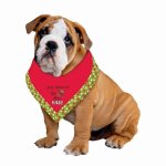 Bandanna Dog Christmas Costume Large