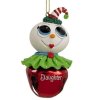 Cartoon Jingle Bell Character Christmas Ornament