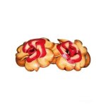 Double Flower Girl Leather Hair Barrette