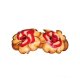 Double Flower Girl Leather Hair Barrette