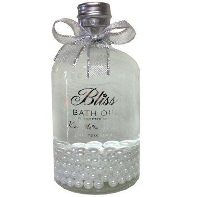 Bath Oil with Decorative Pearls Bliss Fragrance