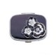 Casablanca Flowers Small Metal Pillbox by Spring Street