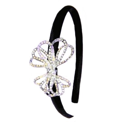 Wedding Bells Bridal Crystal Bow Headband by Spring Street