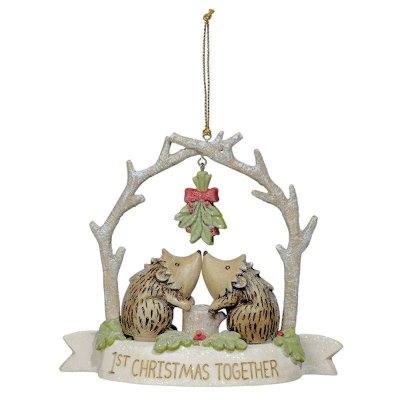 First Christmas Together Ornament Hedgehog Figurine