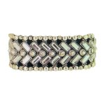 Geometric Crystal Designs Bracelet by I Love Bracelets