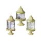 French Patisserie Glass Candy Jars Set of 3