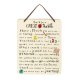 Be Happy Ceramic Plaque Wall Art Teacher Gift