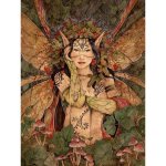 Garden Fairy Fantasy Art by Linda Ravenscroft