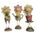 Flower Head Small Fairy Figurines