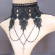Black Elegance Vintage Lady Choker Necklace