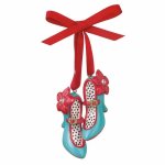 High Heel Shoes or Boots Christmas Ornament