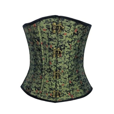 Green Empress Steel Boned Underbust Corset