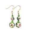 Cloisonne Balls Beaded Earrings