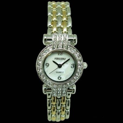 Porcelain Egg Gift Box Round Face Watch by Veccili