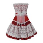 Valentine Vixen Steel Boned Corset Set Top & Skirt
