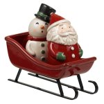 Sleigh Christmas Salt & Pepper Set