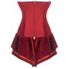 Fiery Vixen Riding Habit Corset Dress