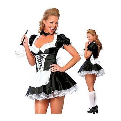 French Maid Adult Costume Also Plus Sizes