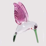 Hummingbird Ornament Pink or Green Luster by Egyptian Museum