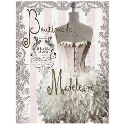 Madeleine Boutique Corset Wall Art