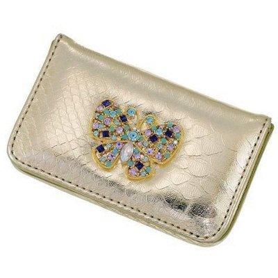 Gemstone Butterfly Credit Card Wallet by Spring Street Design