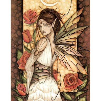 Gypsy Rose Fairy Fantasy Art by Jessica Galbreth