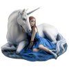 Blue Moon Unicorn Figurine by Anne Stokes
