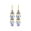 Blue Dazzle Chandelier Earrings by I Love Bracelets
