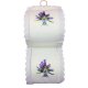 Lavender Design Handmade Linen Toilet Paper Holder