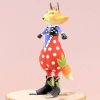 Phineas Fox Mini Ornament by Patience Brewster