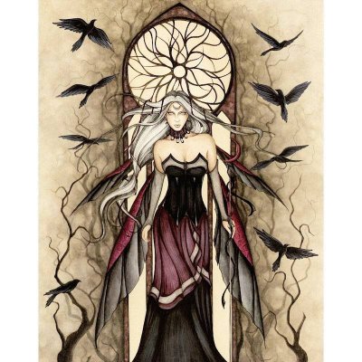 Dark Queen Fantasy Art by Jessica Galbreth