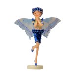 Cornflower Flower Fairy Mini Figurine by Cicely Mary Barker