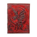 Fairy in the Moon Large Handmade Leather Journal