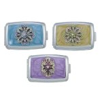 Designer Pastels Small Metal Pillbox by Spring Street Design