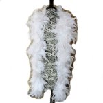 White Opal Sheen Lusciously Thick Feather Boa