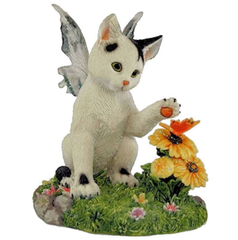 Darby Cat Fairy Figurine by Faerie Glen