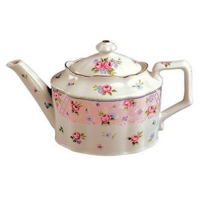 Petite Rose Ceramic Teapot from Andrea by Sadek