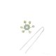 Crystal Star Bridal Hair Pin