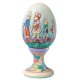 Easter Promenade Figurine Egg on Stand by Jim Shore Easter Promenade Figurine Egg on Stand by Jim Shore