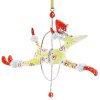 Lalla Leaping Poodle Mini Dog Ornament by Patience Brewster