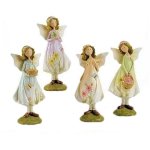 Holding a Gift Angel Figurine Standing