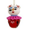 Cartoon Jingle Bell Character Christmas Ornament