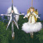 Heavenly Angel Large Ornament by Patience Brewster