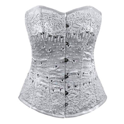 Bridal Elegance Steel Boned Beaded Corset