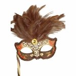 Enchantment Venetian Carnival Mask on a Stick