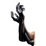 Lady Metallica Long Formal Gloves