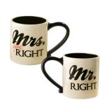 Mr Right and Mrs ALWAYS Right Coffee Mug Gift Set