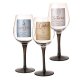 Funny Title Black Stem Wine Glass