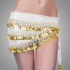 Gold Coin Hip Scarf Belly Dance Costume